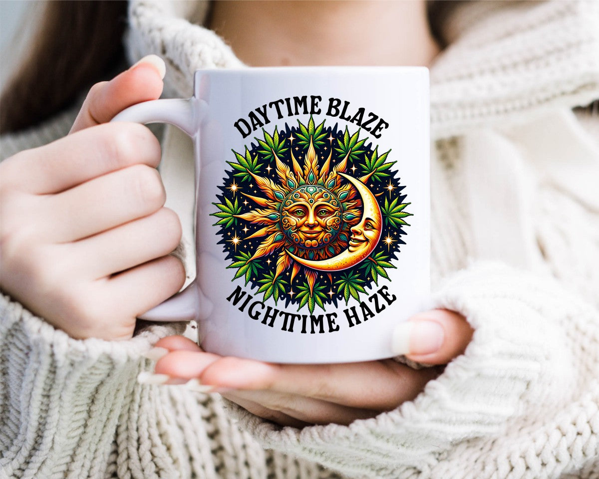 Daytime Blaze Marijuana Weed Coffee Mugs