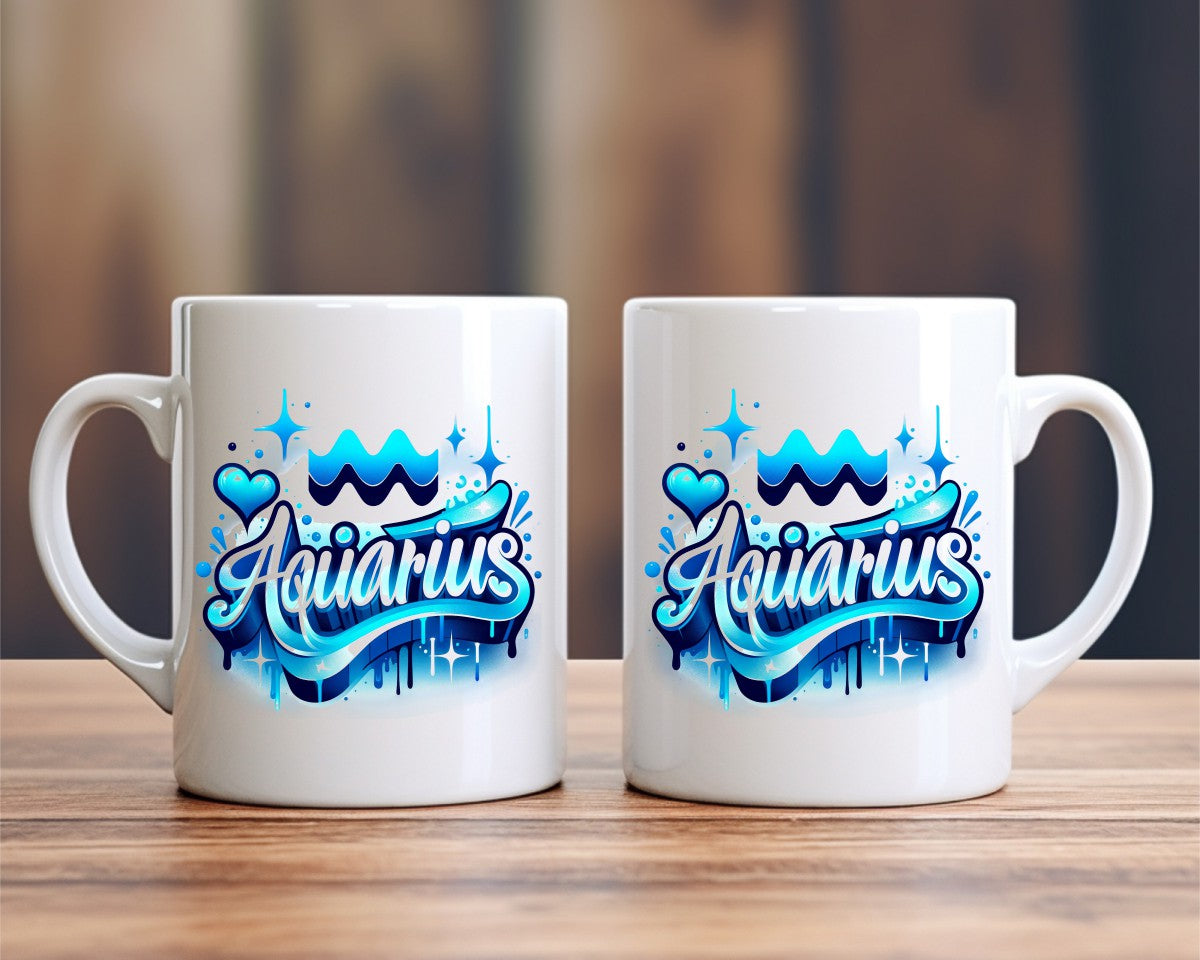 Pisces Zodiac Astrology Sign Coffee Mugs