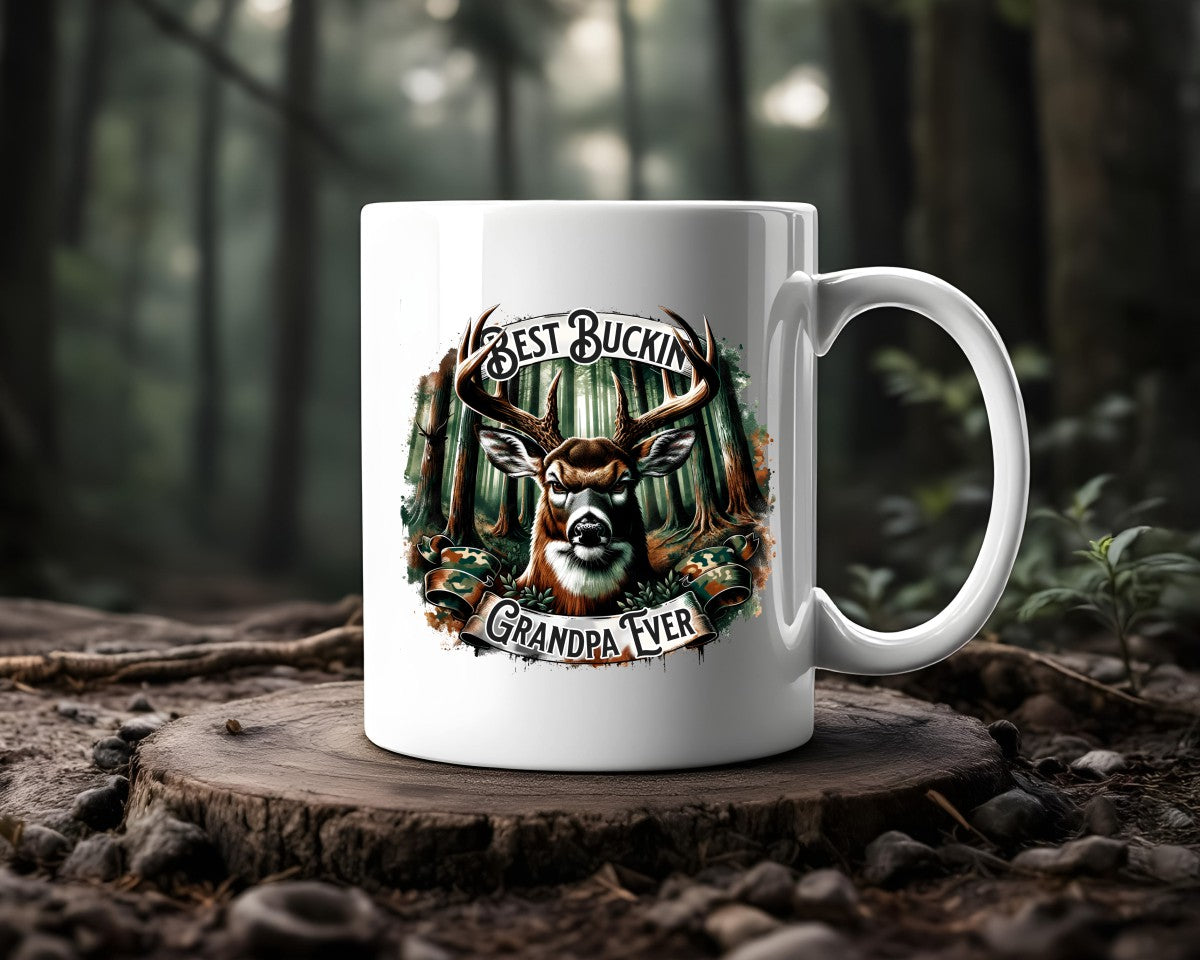 Best Buckin Grandpa Ever Grandpa Coffee Mug