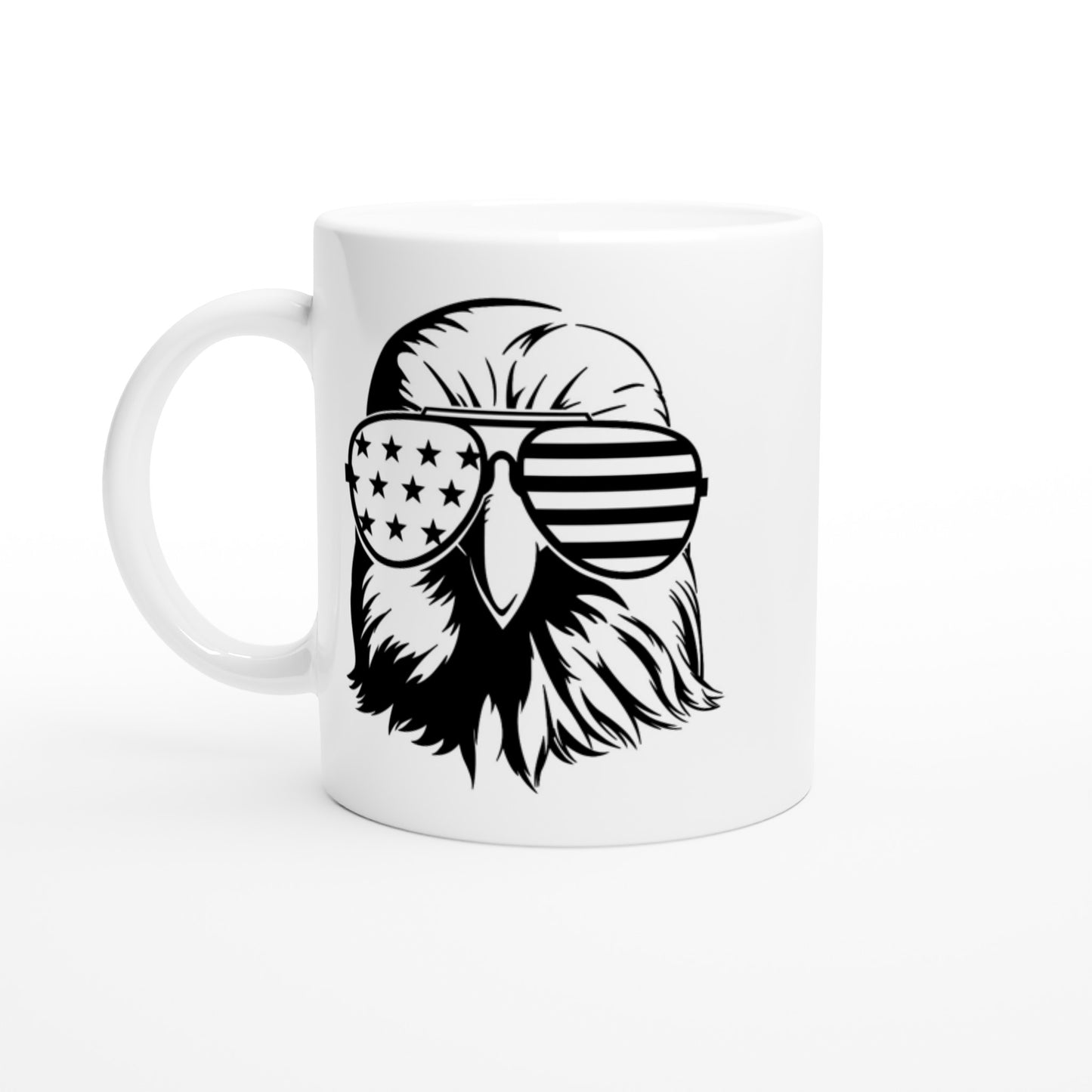 US Flag Eagle Sunglasses Patriotic/2nd Amendment Coffee Mug