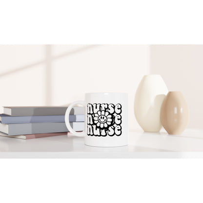 Nurse flower Nursing Nurse Medical Coffee Mug