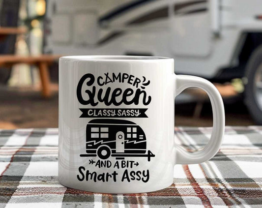 Camper Queen Camping Coffee Mug