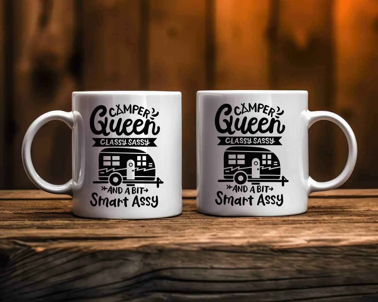 Camper Queen Camping Coffee Mug