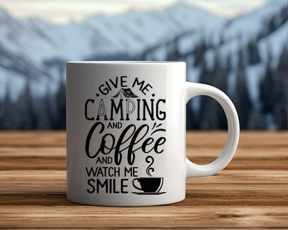 Give Me Camping And Coffee Camping Coffee Mug