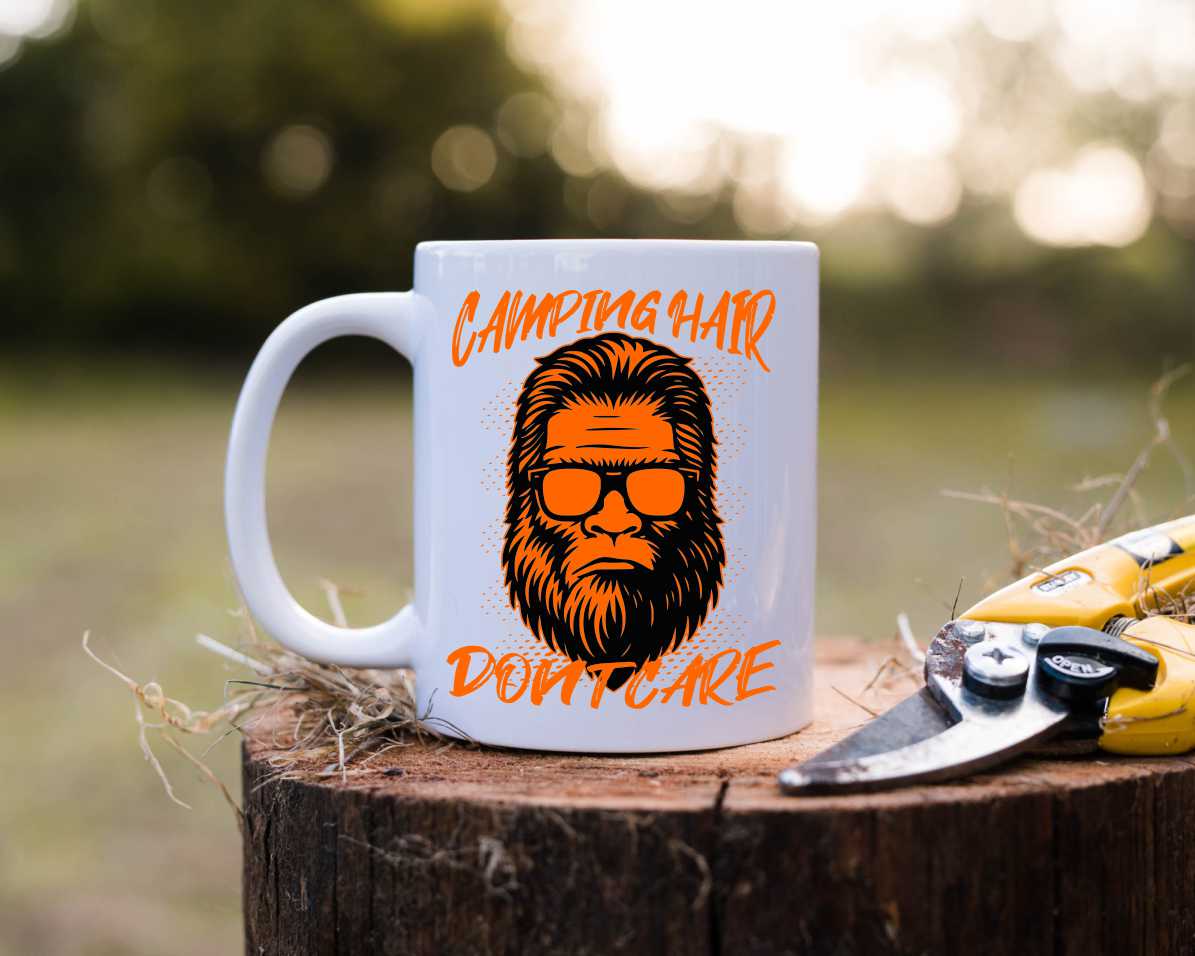 Camping Hair Don't Care Camping Coffee Mug
