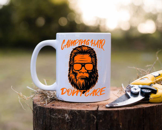 Camping Hair Don't Care Camping Coffee Mug