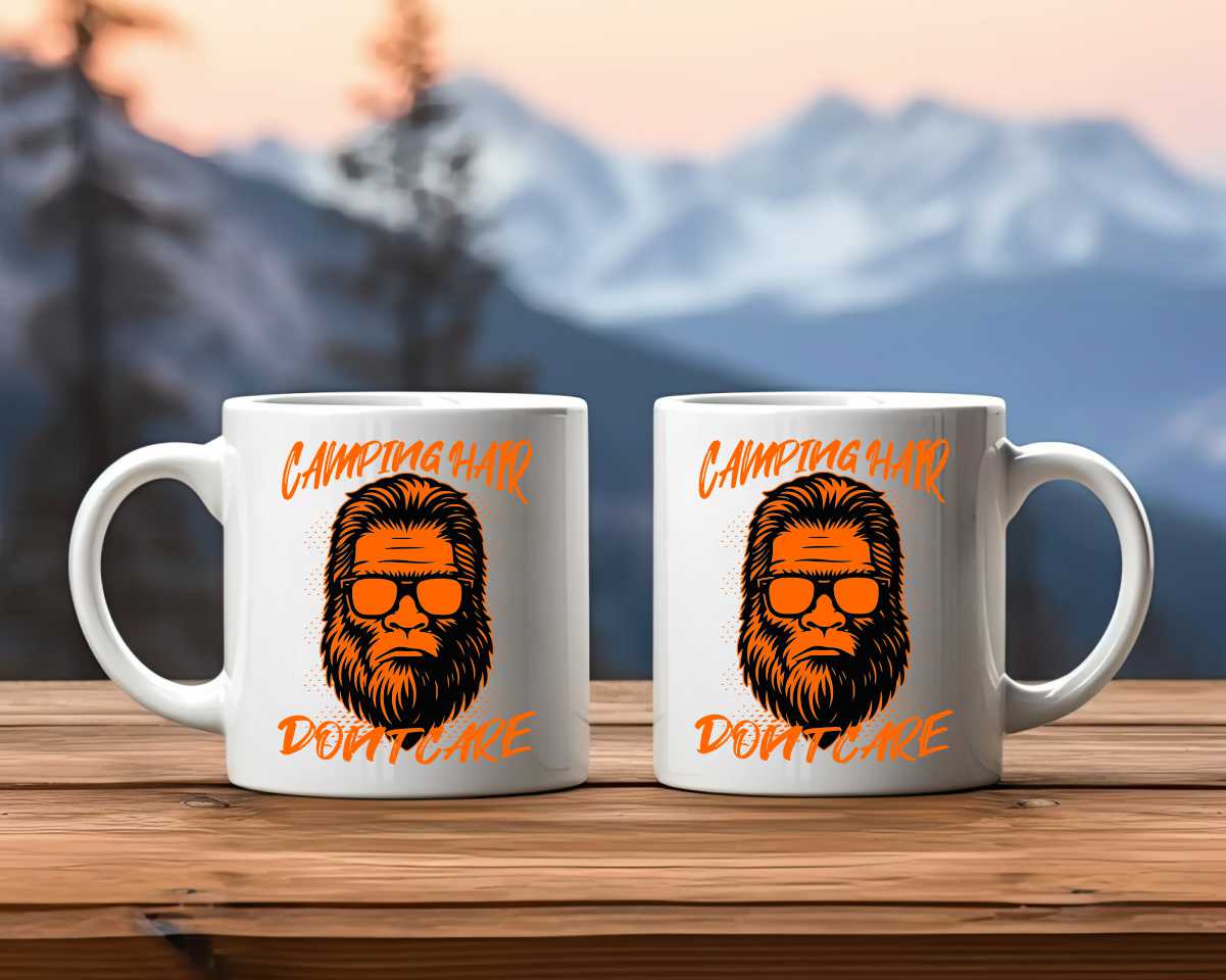 Camping Hair Don't Care Camping Coffee Mug