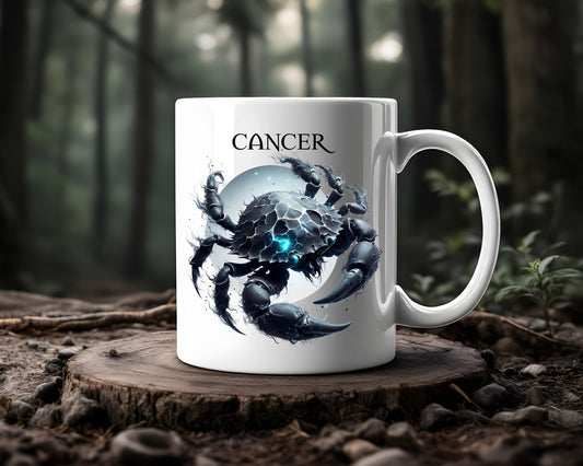 Cancer Zodiac Astrology Sign Coffee Mugs