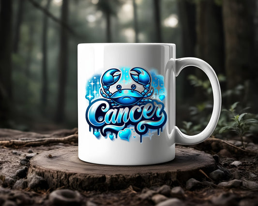 Cancer Zodiac Astrology Sign Coffee Mug B
