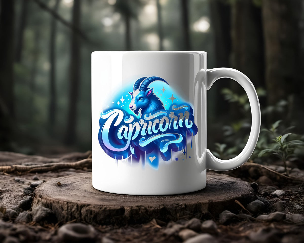 Capricorn Zodiac Astrology Sign Coffee Mug B