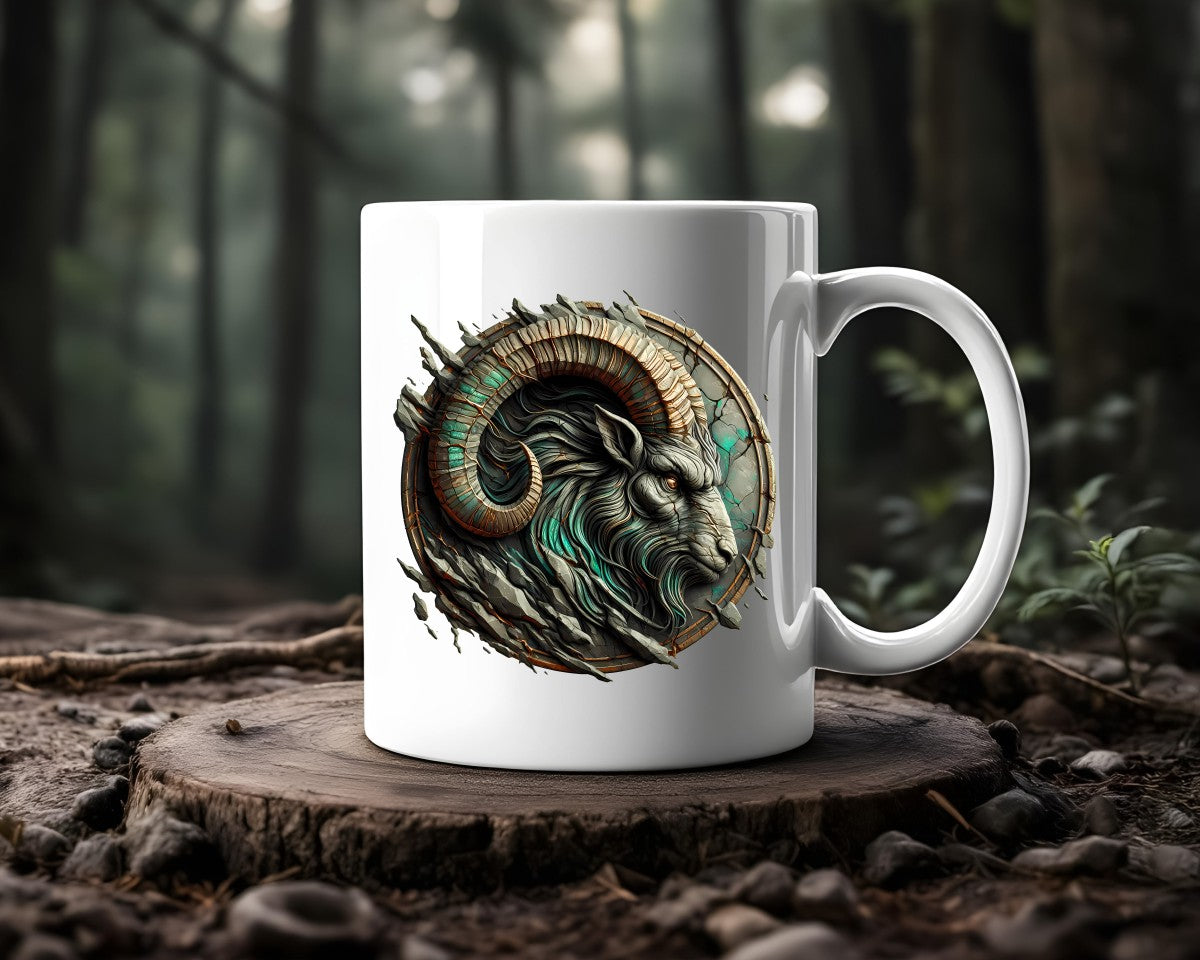 Capricorn Zodiac Astrology Sign Coffee Mug C