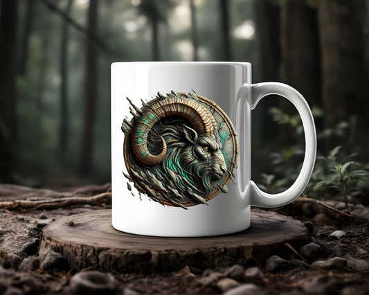 Capricorn Zodiac Astrology Sign Coffee Mug C