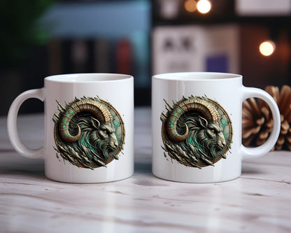 Capricorn Zodiac Astrology Sign Coffee Mug C