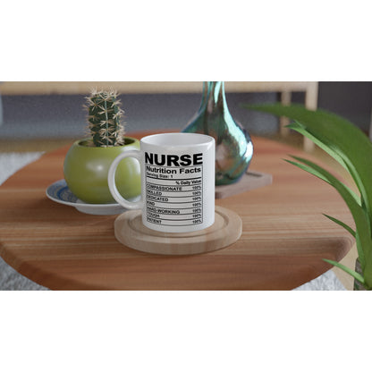 Nurse nutrition facts Nursing Nurse Medical Coffee Mug