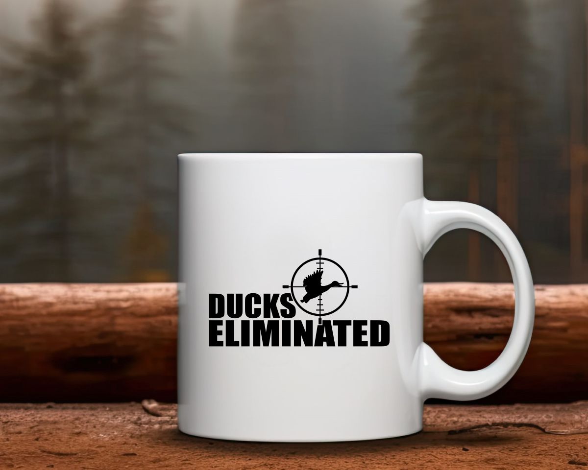 Ducks Eliminated Hunting Coffee Mug