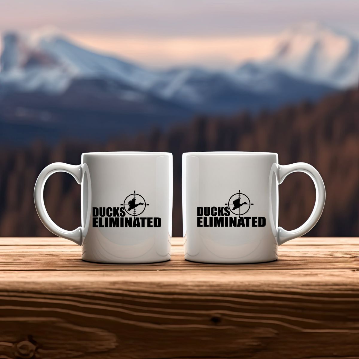 Ducks Eliminated Hunting Coffee Mug