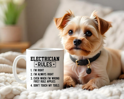 Electrician Rules Electrician Coffee Mug