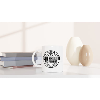 Protected by Fuck Around and find out Patriotic/2nd Amendment Coffee Mug