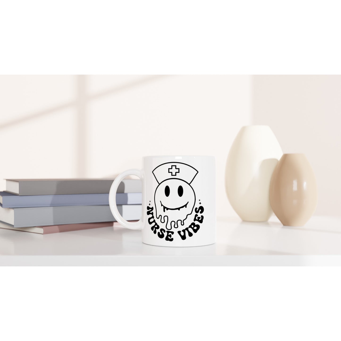 Nurse vibes Nursing Nurse Medical Coffee Mug B