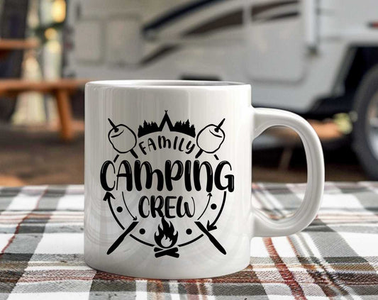 Family Camping Crew Camping Coffee Mug