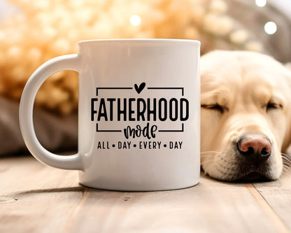 Fatherhood Mode Dad Coffee Mug