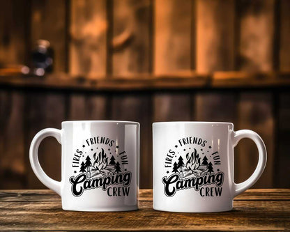 Fires Friends Fun Camping Crew Camping Coffee Mug