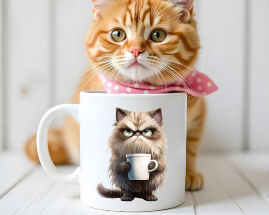 Grumpy Cat Saying, Quote Coffee Mug
