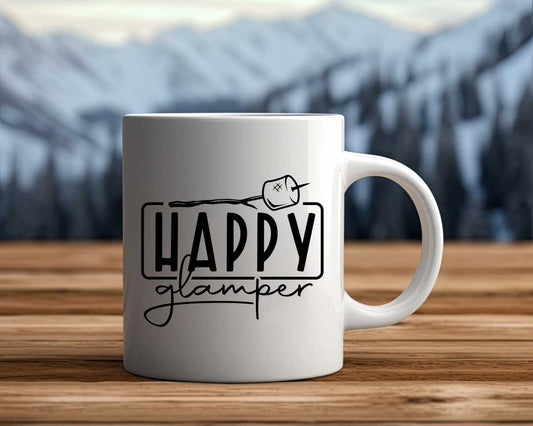 Happy Glamper Camping Coffee Mug