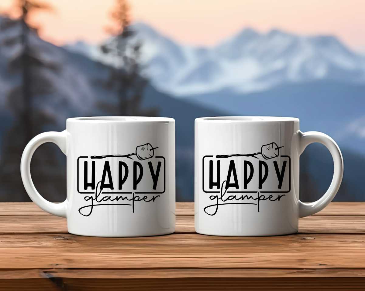 Happy Glamper Camping Coffee Mug