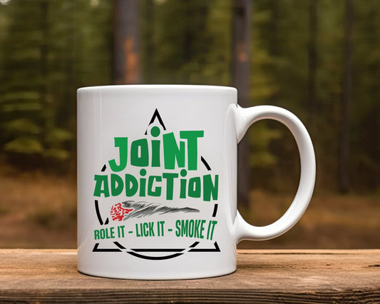 Joint Addiction Marijuana Weed Coffee Mugs