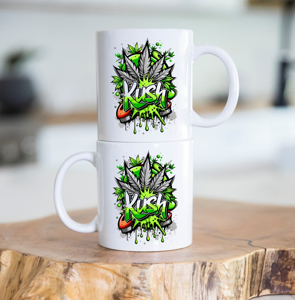 Kush Marijuana Weed Coffee Mugs
