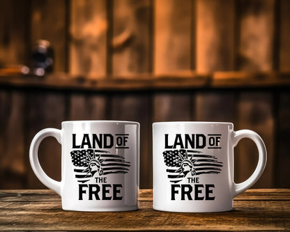 Land of the free Patriotic/2nd Amendment Coffee Mug