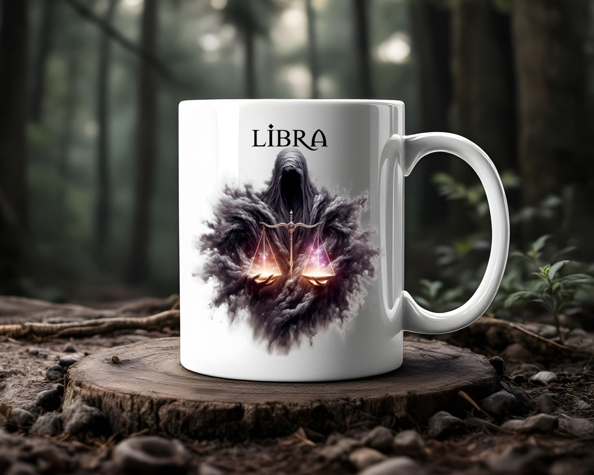 Libra Zodiac Astrology Sign Coffee Mugs