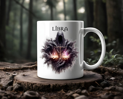 Libra Zodiac Astrology Sign Coffee Mugs