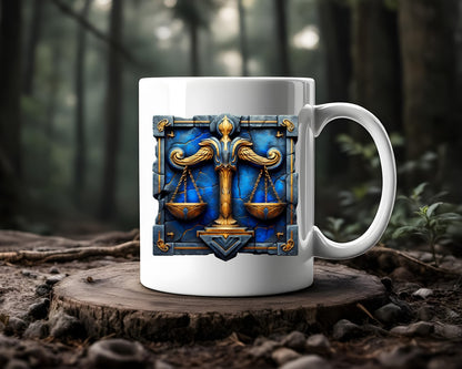 Libra Zodiac Astrology Signs Coffee Mug C