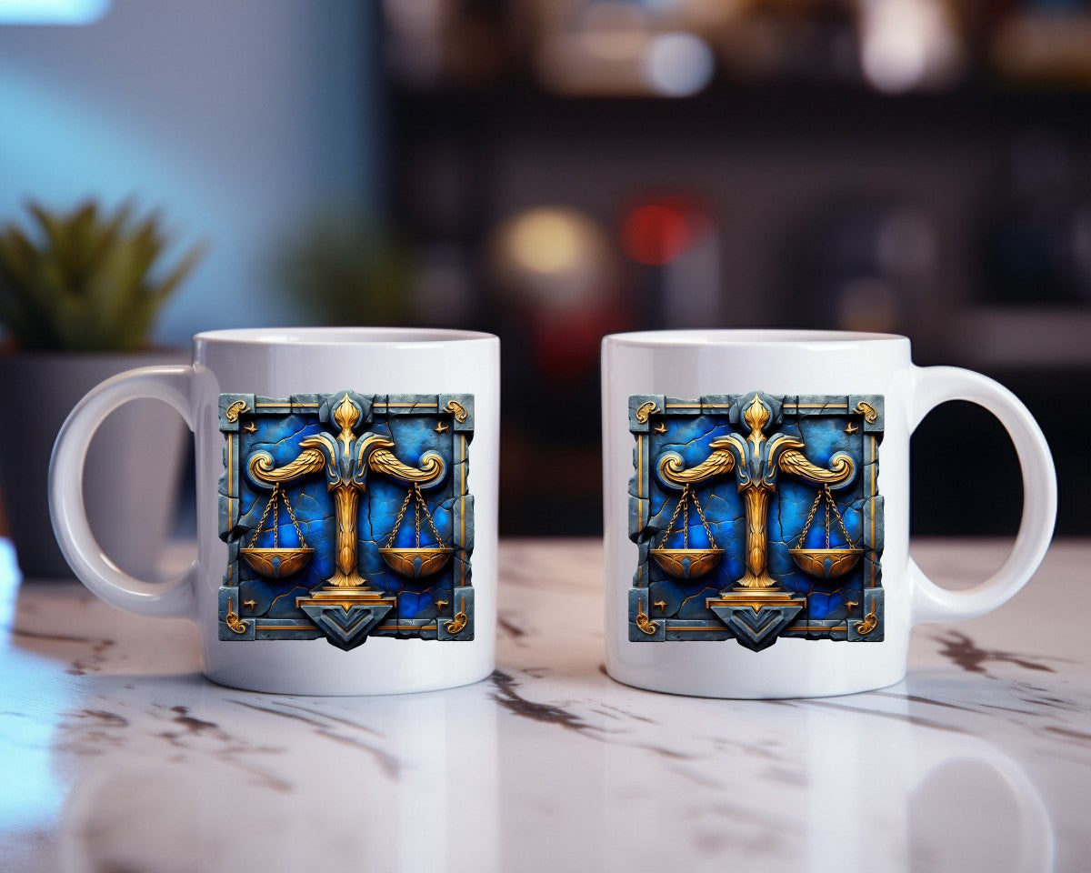 Libra Zodiac Astrology Signs Coffee Mug C