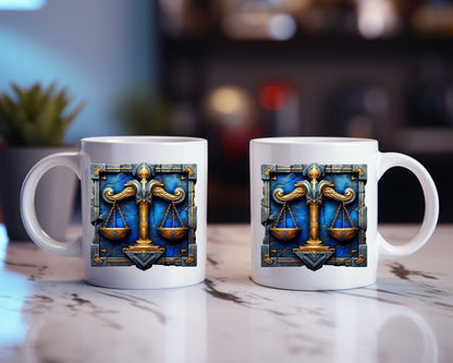 Libra Zodiac Astrology Signs Coffee Mug C