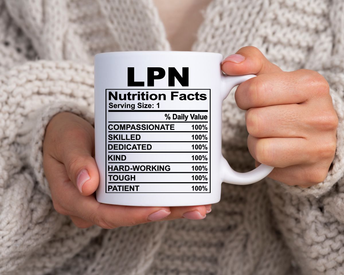 LPN nutrition facts Nursing Nurse Medical Coffee Mug