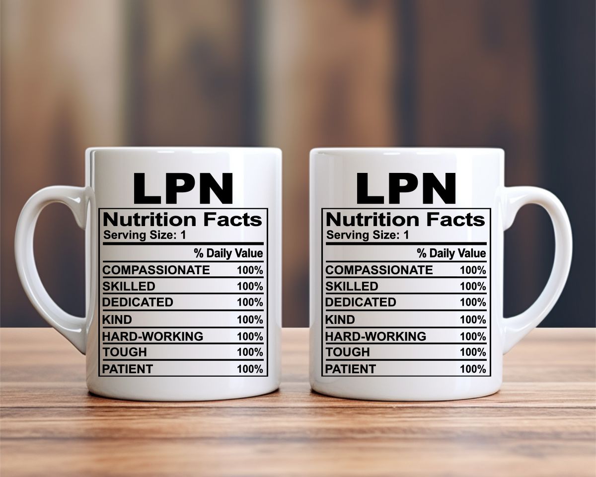 LPN nutrition facts Nursing Nurse Medical Coffee Mug