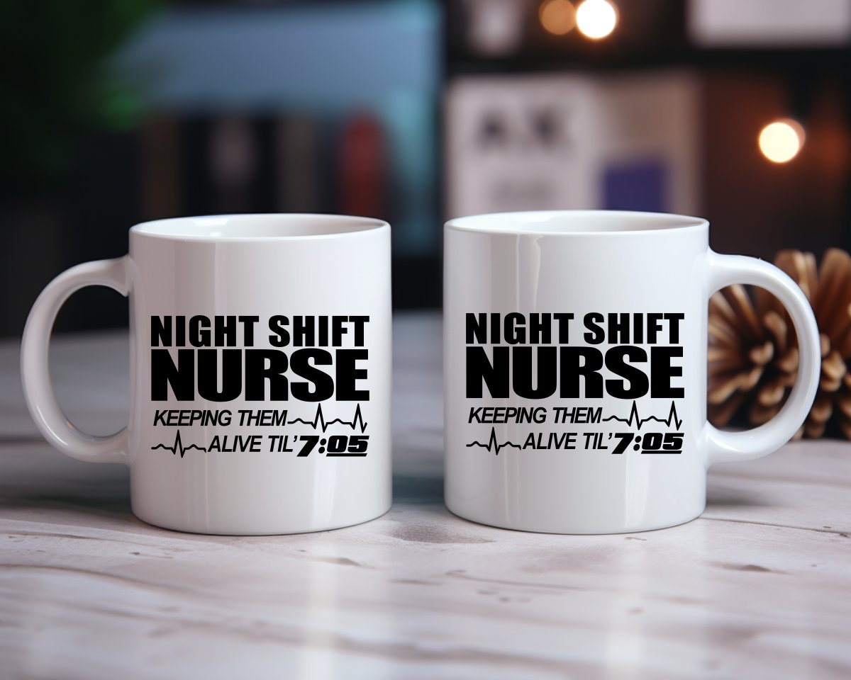 Night shift nurse...keeping them alive Nursing Nurse Medical Coffee Mug