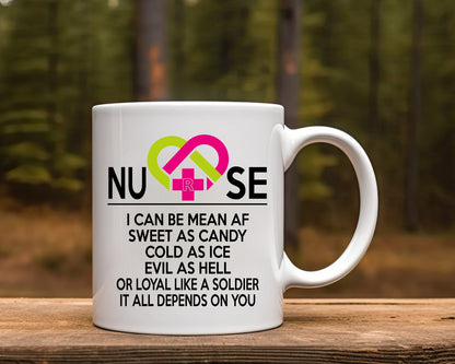 Nurse Sweet As Candy Nursing Nurse Medical Coffee Mug