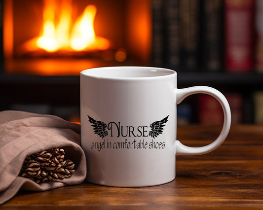Nurse angel in comfortable shoes Nurse Medical Coffee Mug