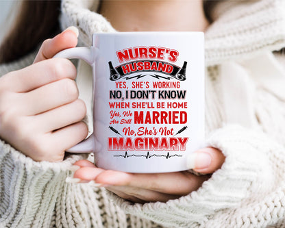 Nurse's Husband Nursing Medical Coffee Mug