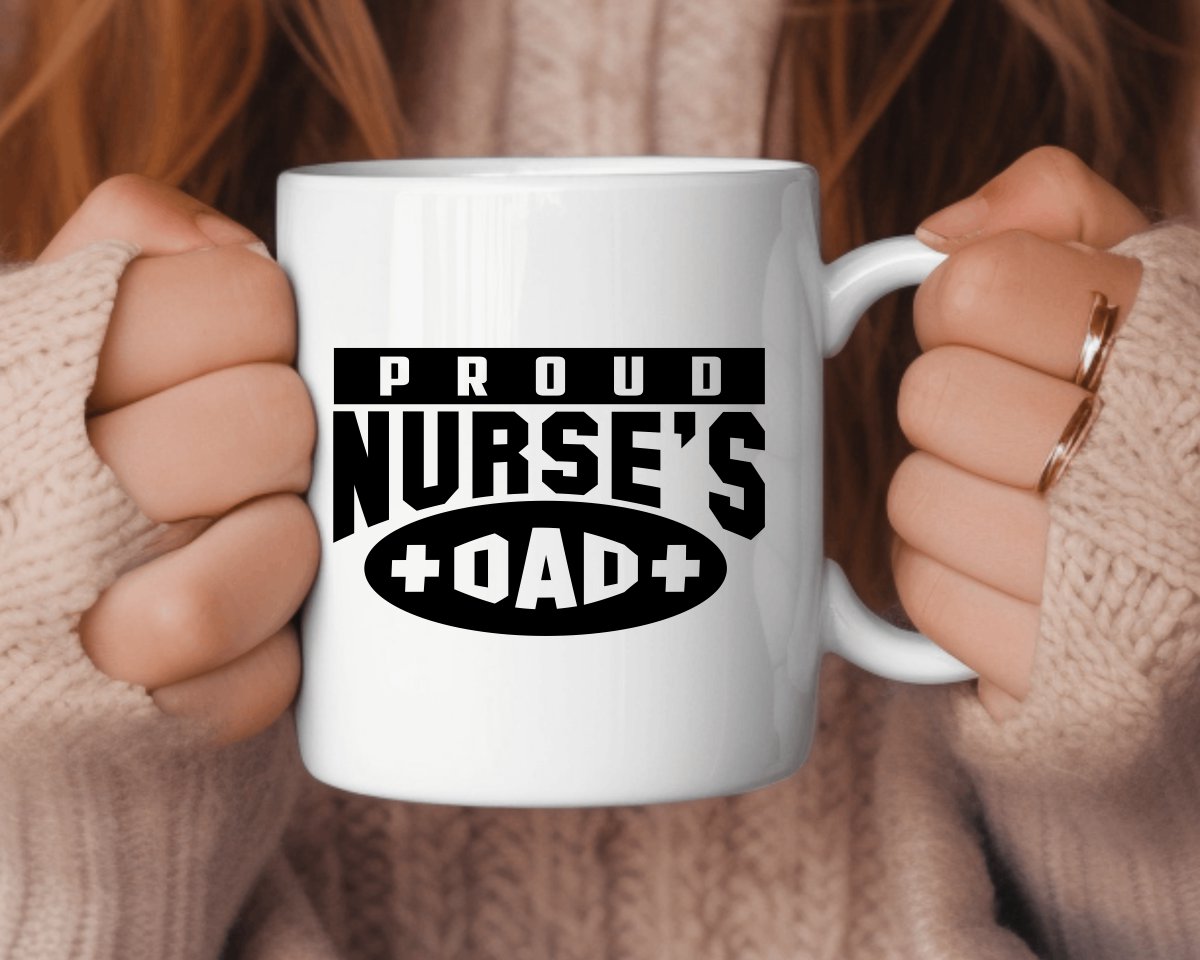 Proud nurses dad Nursing Nurse Medical Coffee Mug