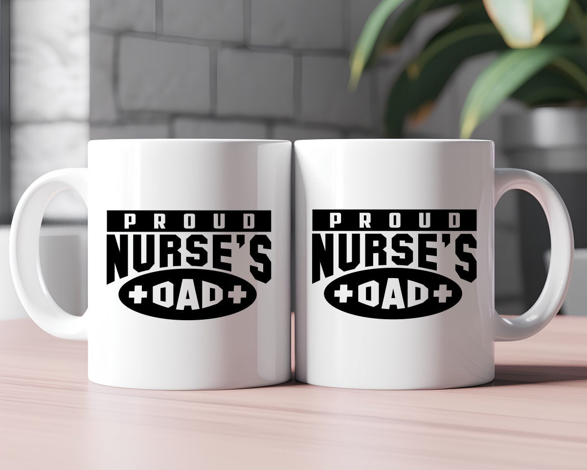 Proud nurses dad Nursing Nurse Medical Coffee Mug