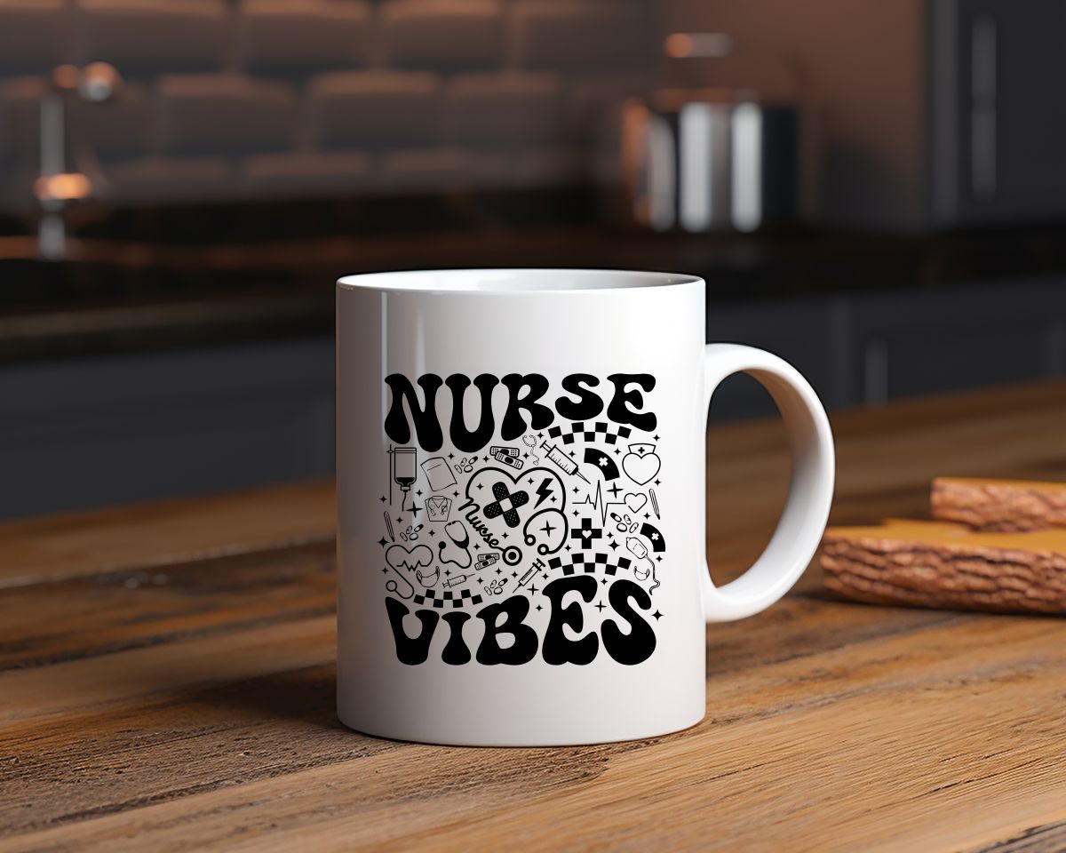 Nurse vibes Nursing Nurse Medical Coffee Mug