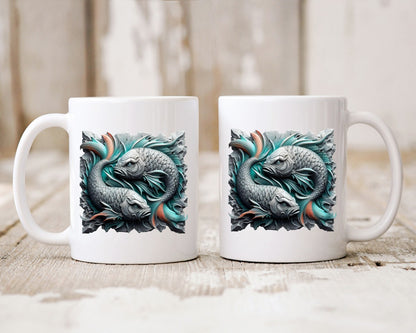Pisces Zodiac Astrology Signs Coffee Mug C