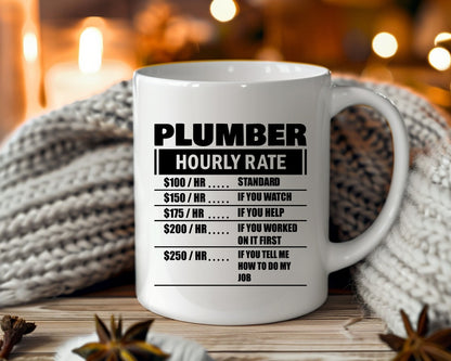 Plumber Hourly Rate Plumber Coffee Mug