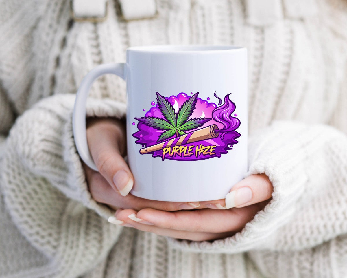 Purple Haze Marijuana Weed Coffee Mugs