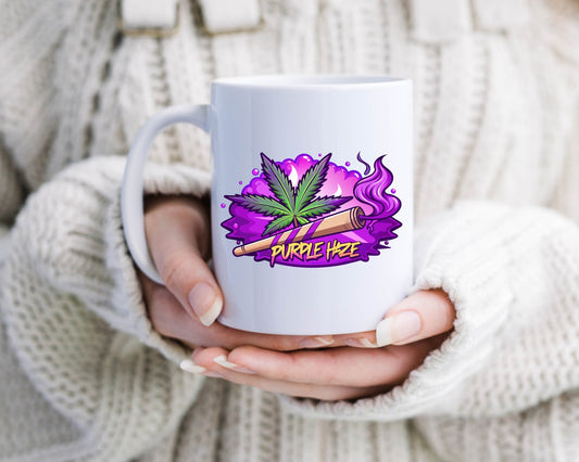 Purple Haze Marijuana Weed Coffee Mugs